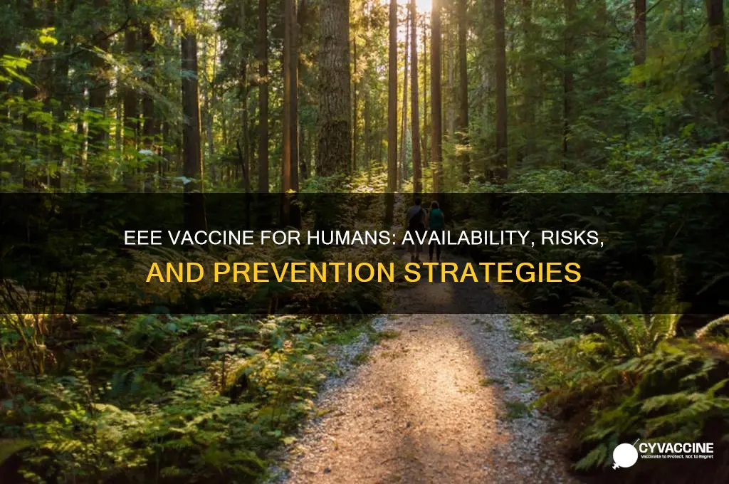 is there a vaccine for eee for humans