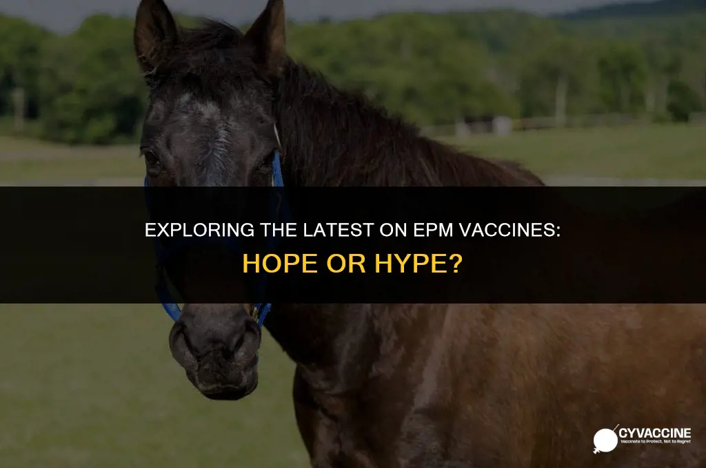 is there a vaccine for epm