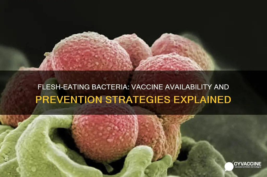 is there a vaccine for flesh eating bacteria