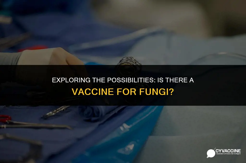 is there a vaccine for fungi