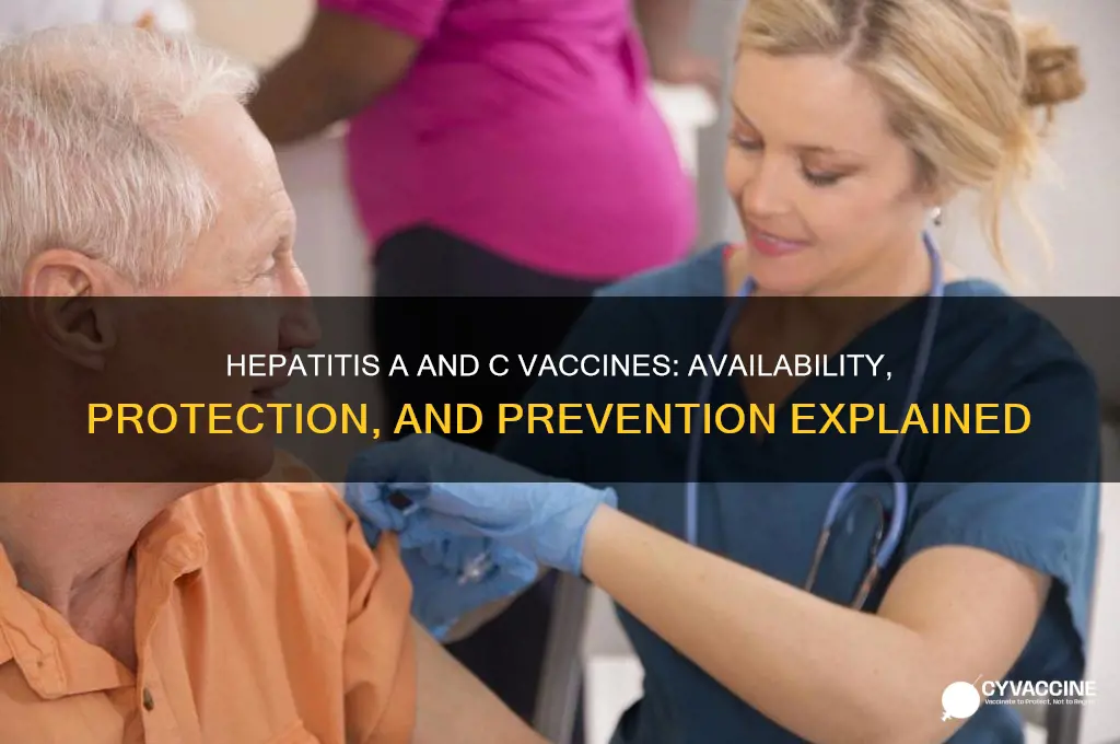 is there a vaccine for hepatitis a and c