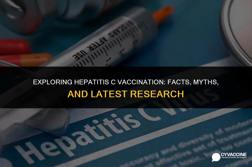 is there a vaccine for hepc