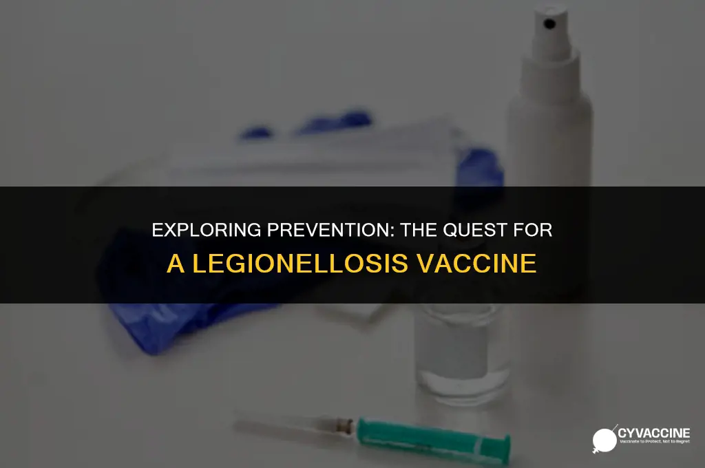 is there a vaccine for legionellosis