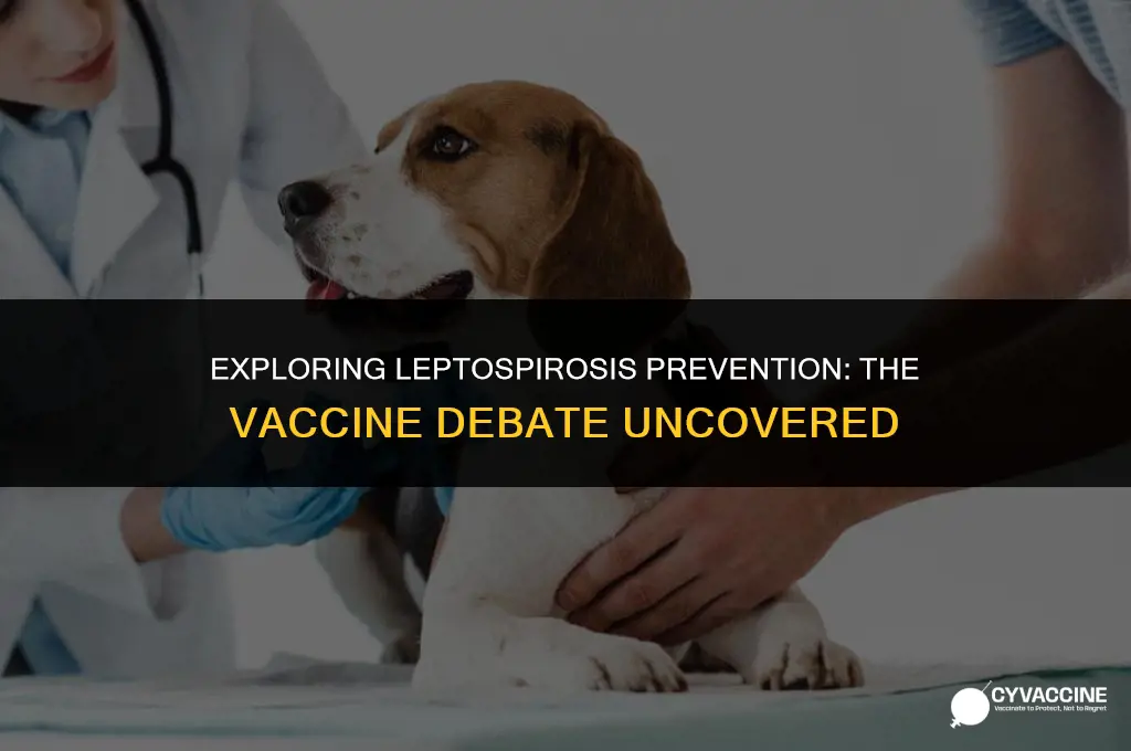 is there a vaccine for leptospirosis