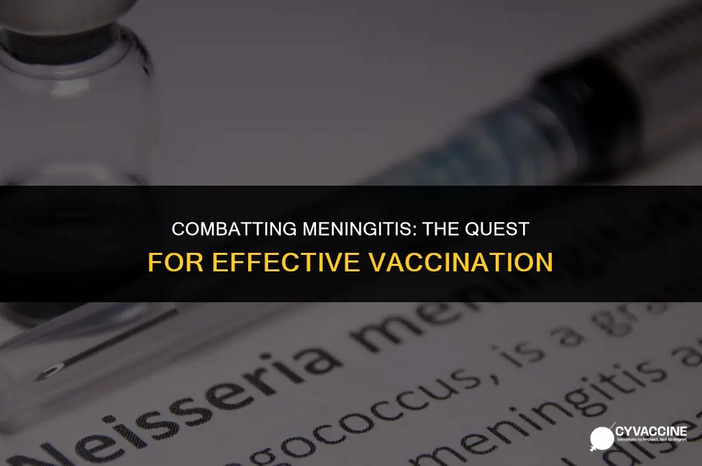 is there a vaccine for menigites