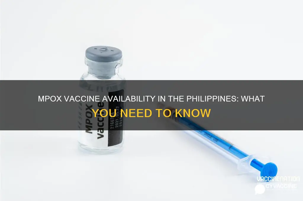 is there a vaccine for mpox in the philippines