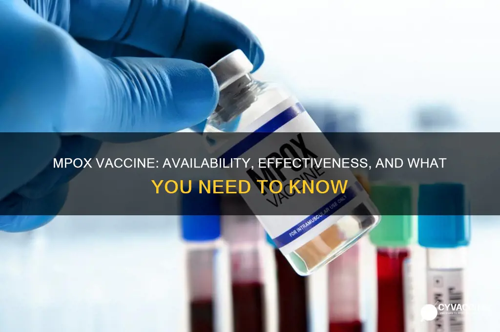 is there a vaccine for mpox