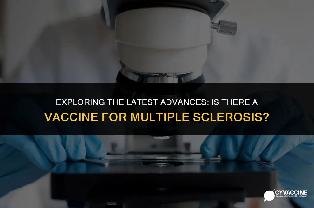 is there a vaccine for ms