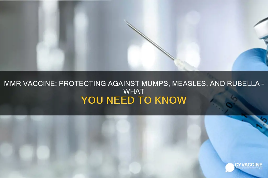 is there a vaccine for mumps measels and rubella
