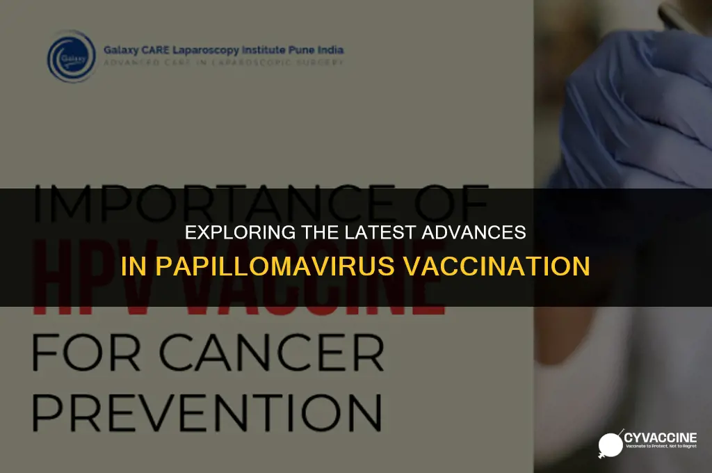 is there a vaccine for papillomavirus