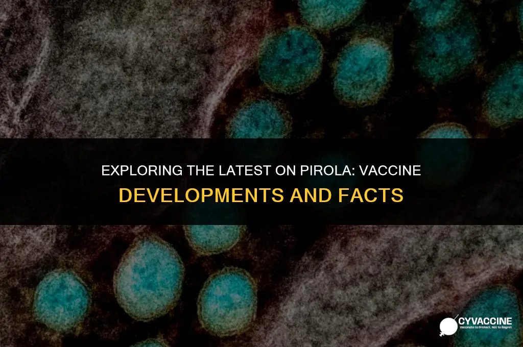 is there a vaccine for pirola