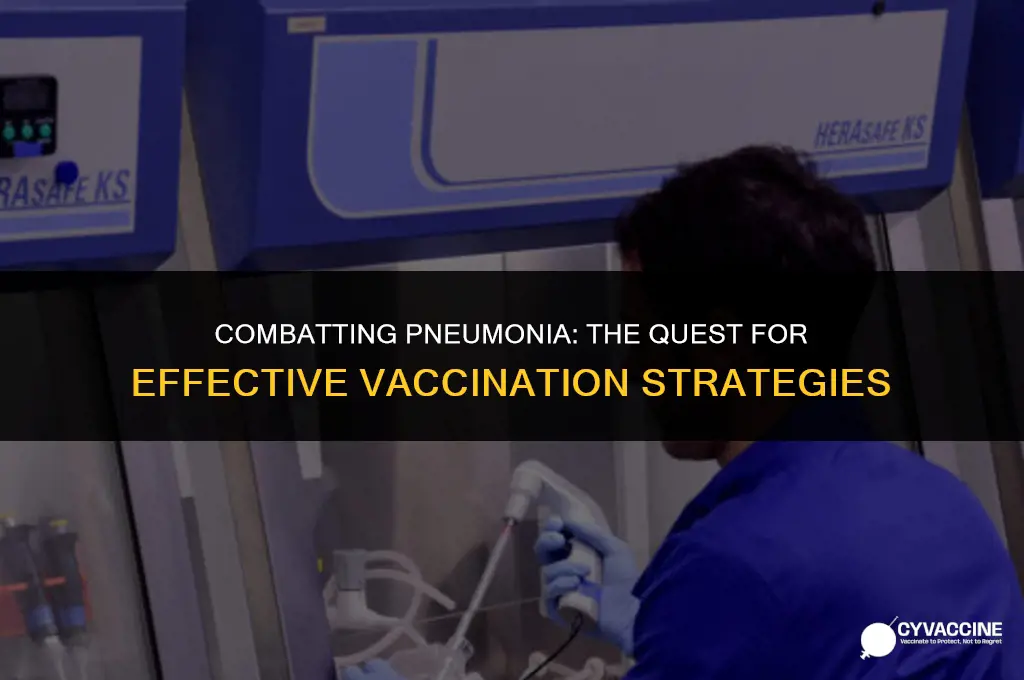 is there a vaccine for pnemonia
