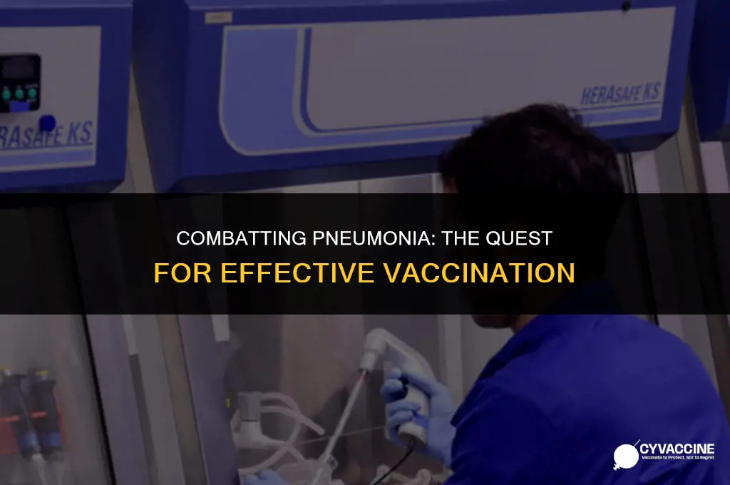 is there a vaccine for pnuemonia