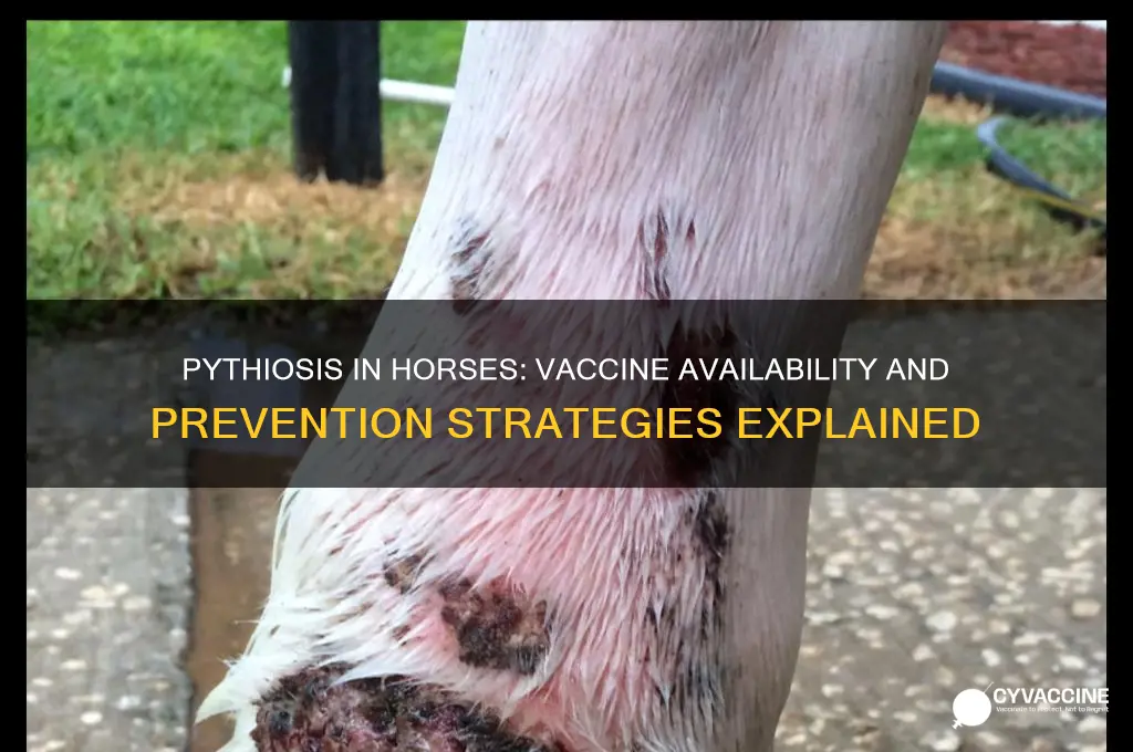 is there a vaccine for pythiosis in horses
