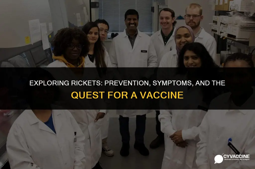 is there a vaccine for rickets