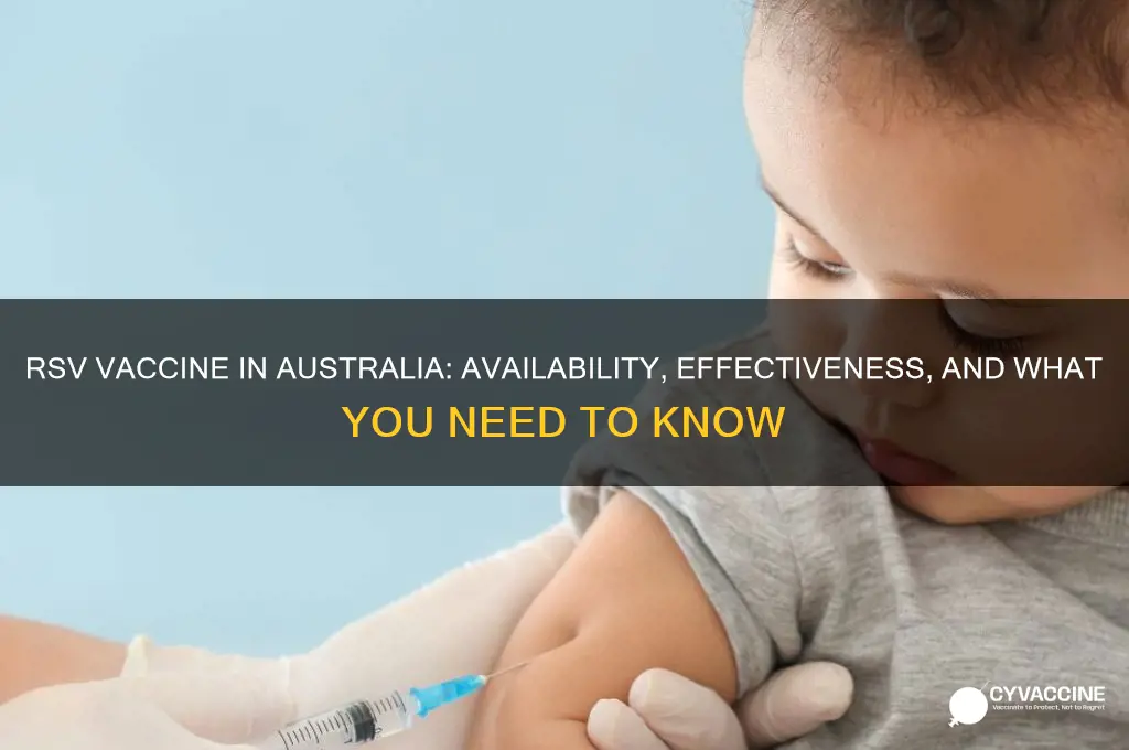 is there a vaccine for rsv in australia
