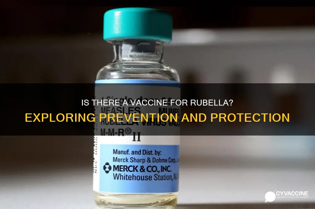 is there a vaccine for rubella