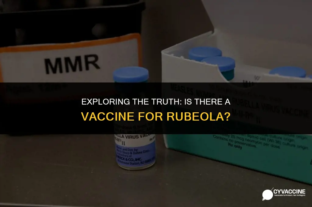 is there a vaccine for rubeola