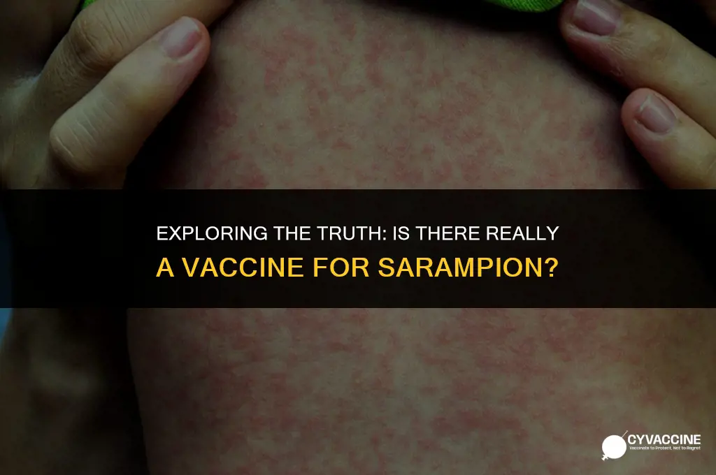 is there a vaccine for sarampion