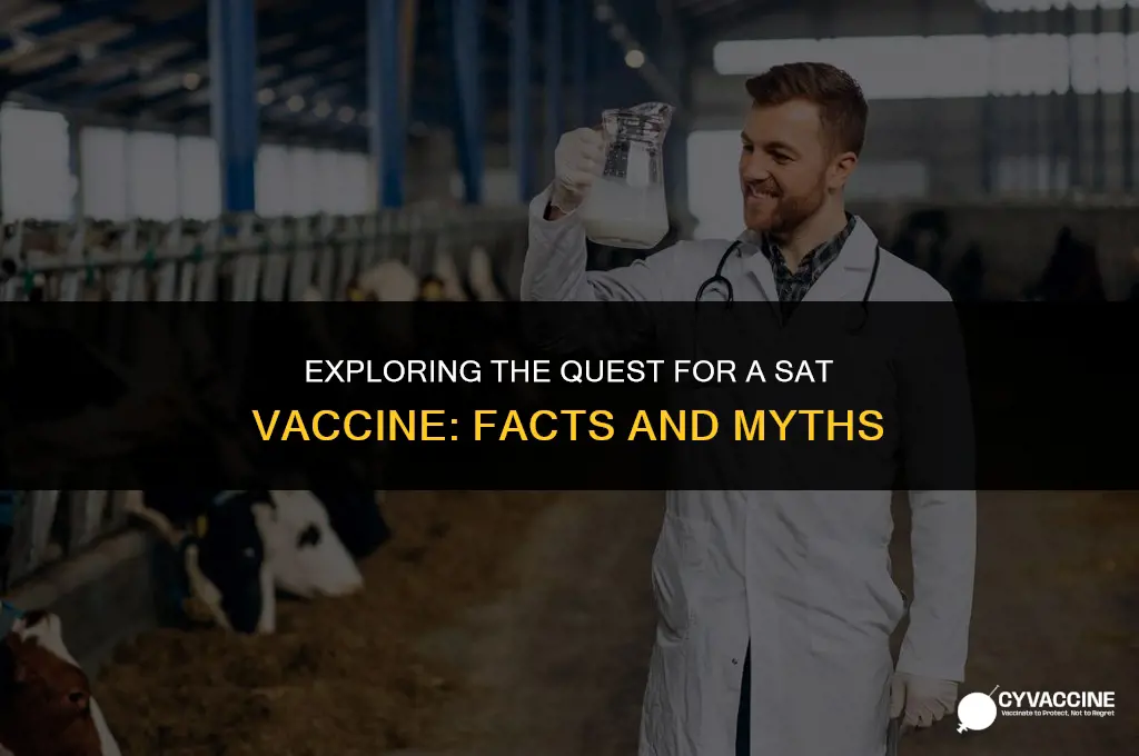is there a vaccine for sats