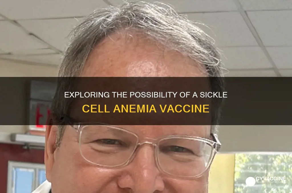 is there a vaccine for sickle cell anemia