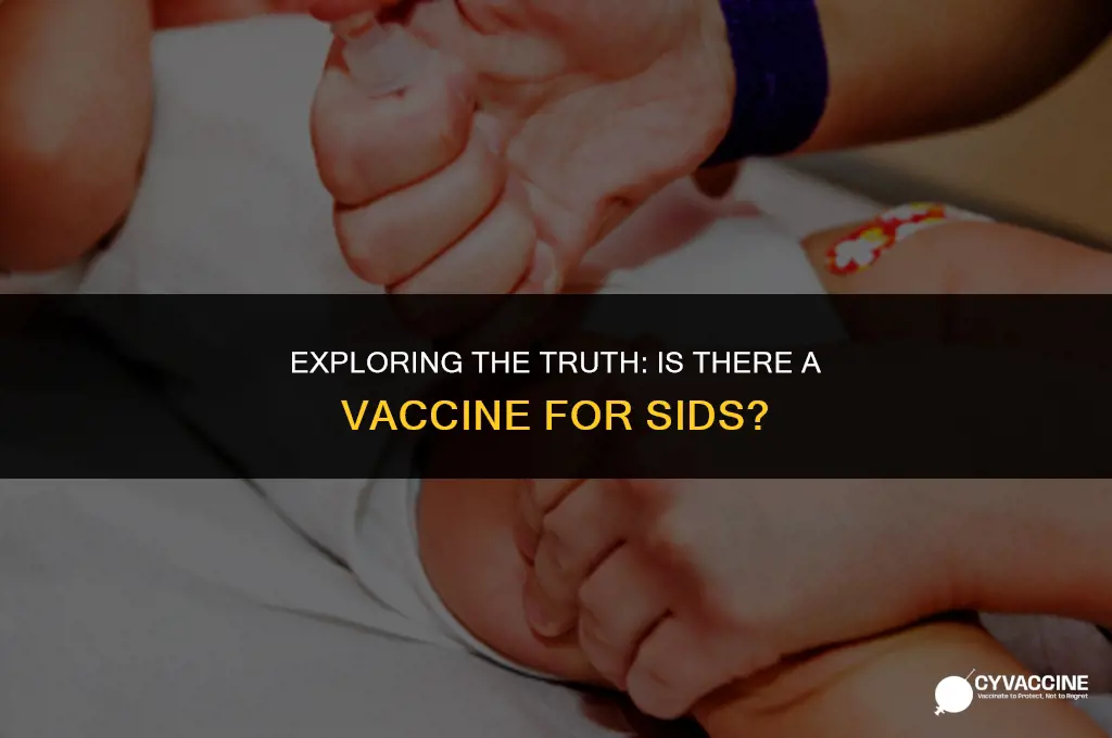 is there a vaccine for sids