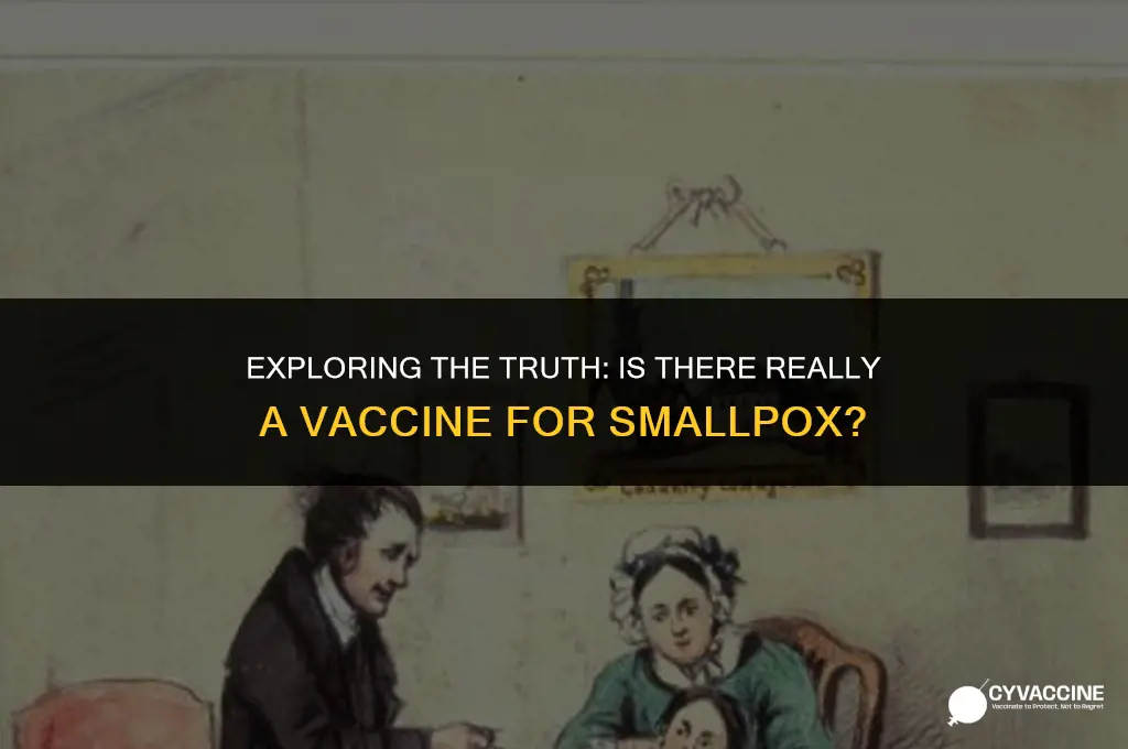 is there a vaccine for smallpoz