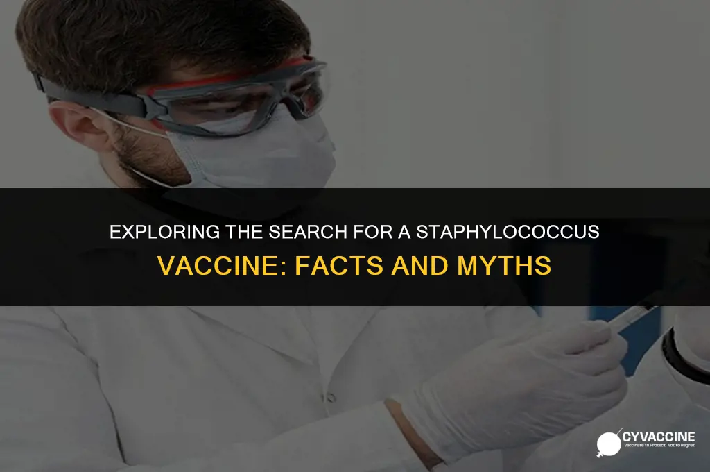 is there a vaccine for staphylococcus