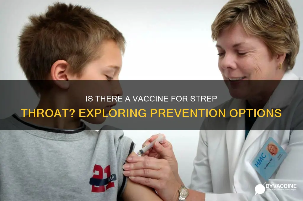 is there a vaccine for strep