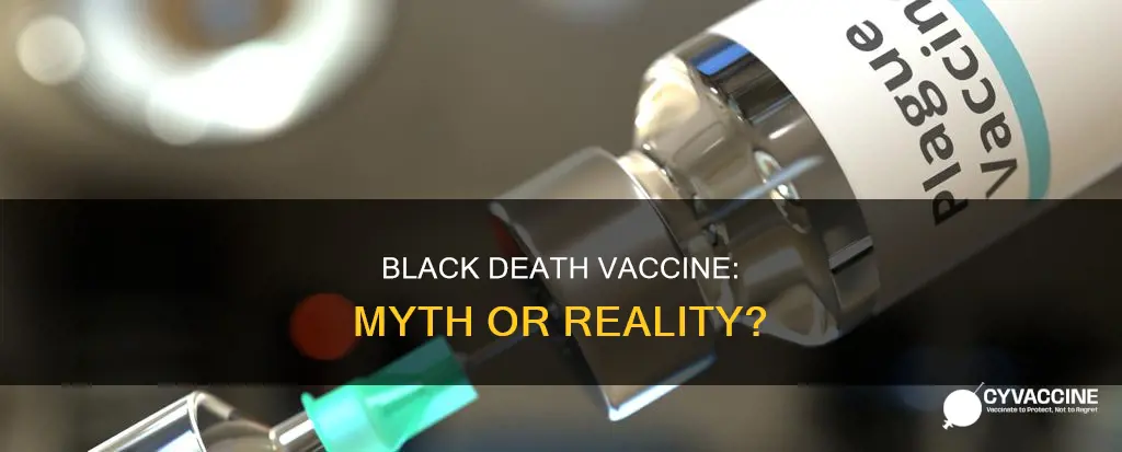 is there a vaccine for the black death