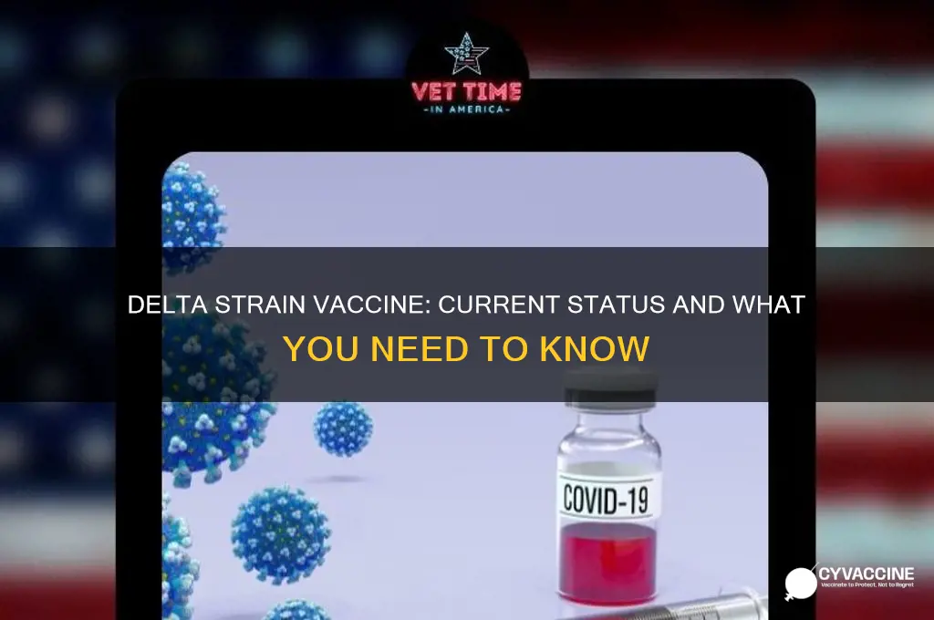 is there a vaccine for the delta strain