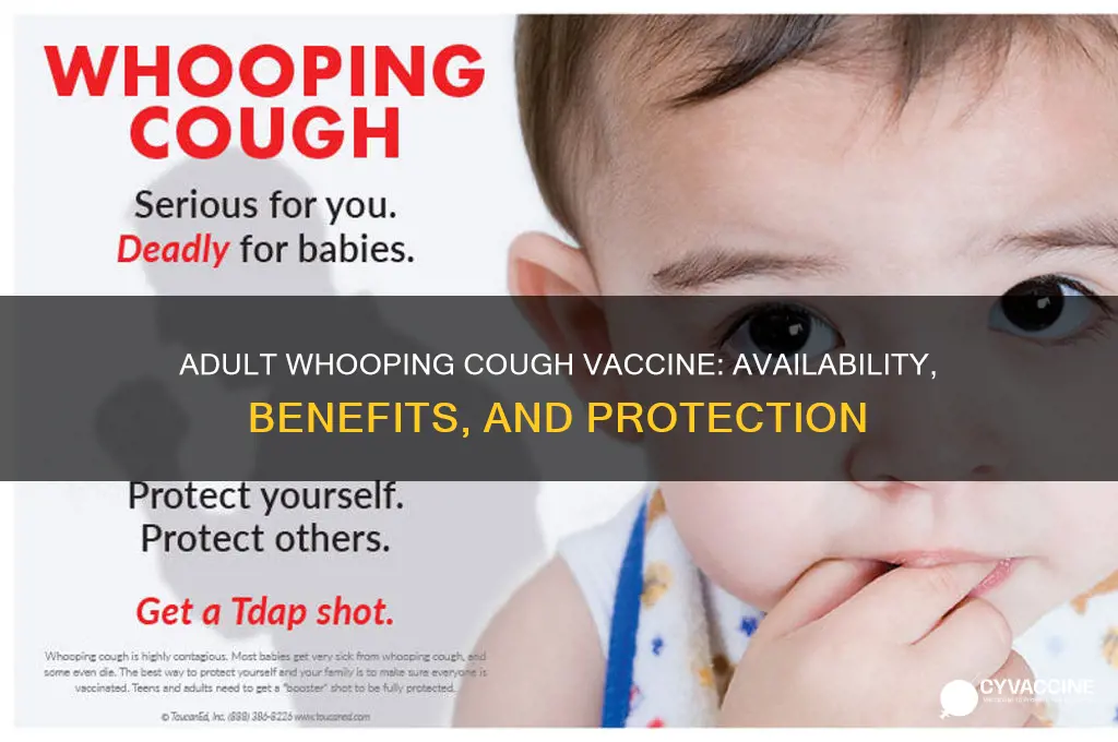 is there a vaccine for whooping cough for adults