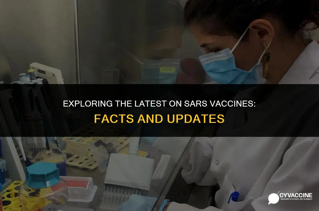 is there a vaccine gor sars