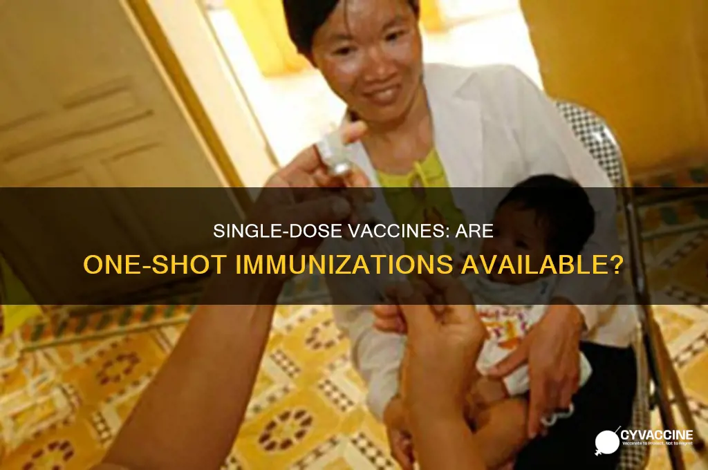 is there a vaccine that is only one shot