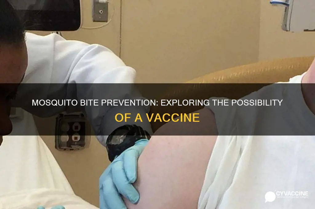 is there a vaccine to prevent mosquito bites