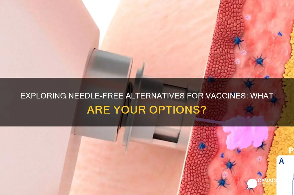is there a way of not doing needles for vaccines