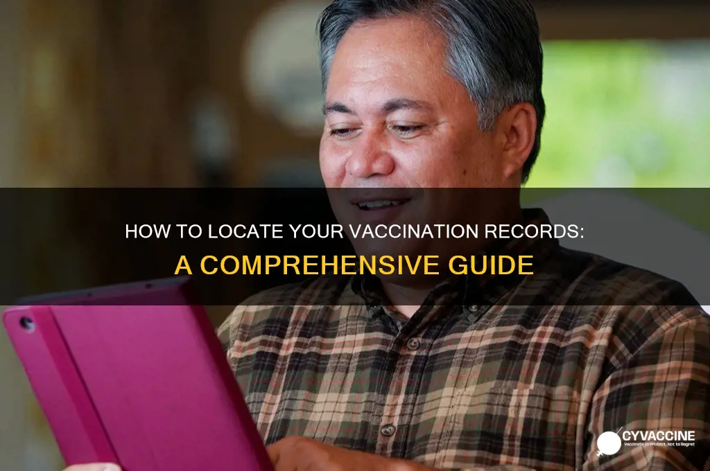 is there a way to find my vaccination information