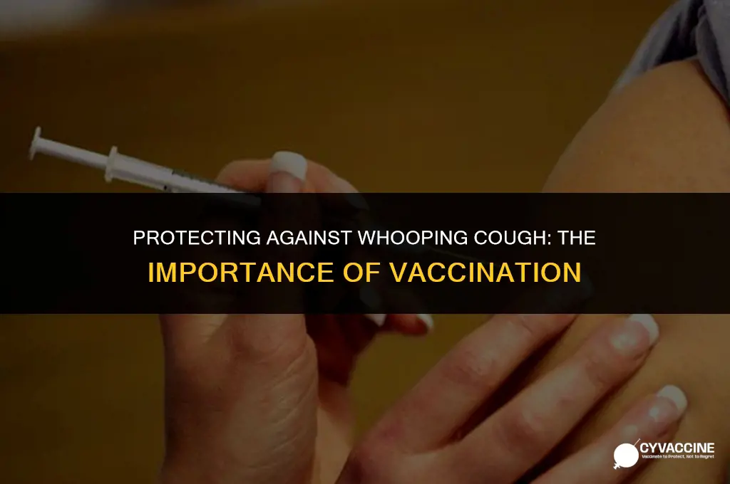 is there a whooping cough vaccination