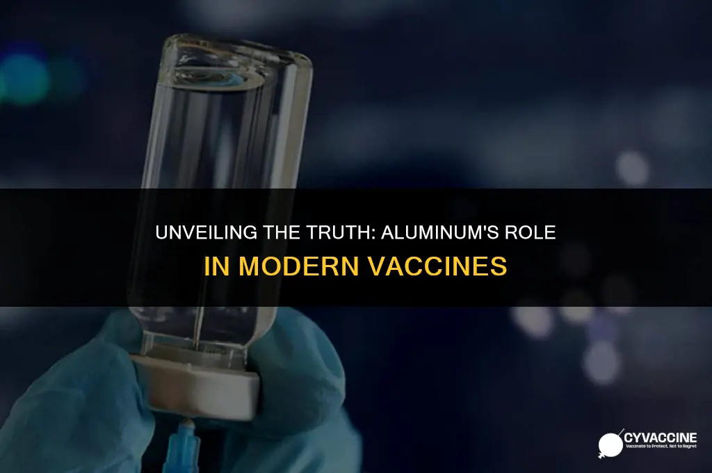is there aluminum in all vaccines