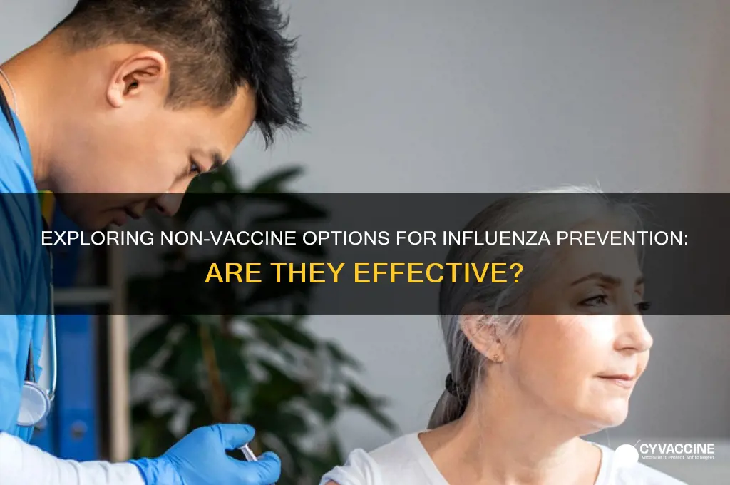 is there an alternative to vaccination in preventing influenza