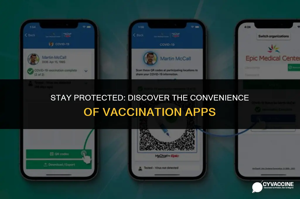 is there an app for vaccinations