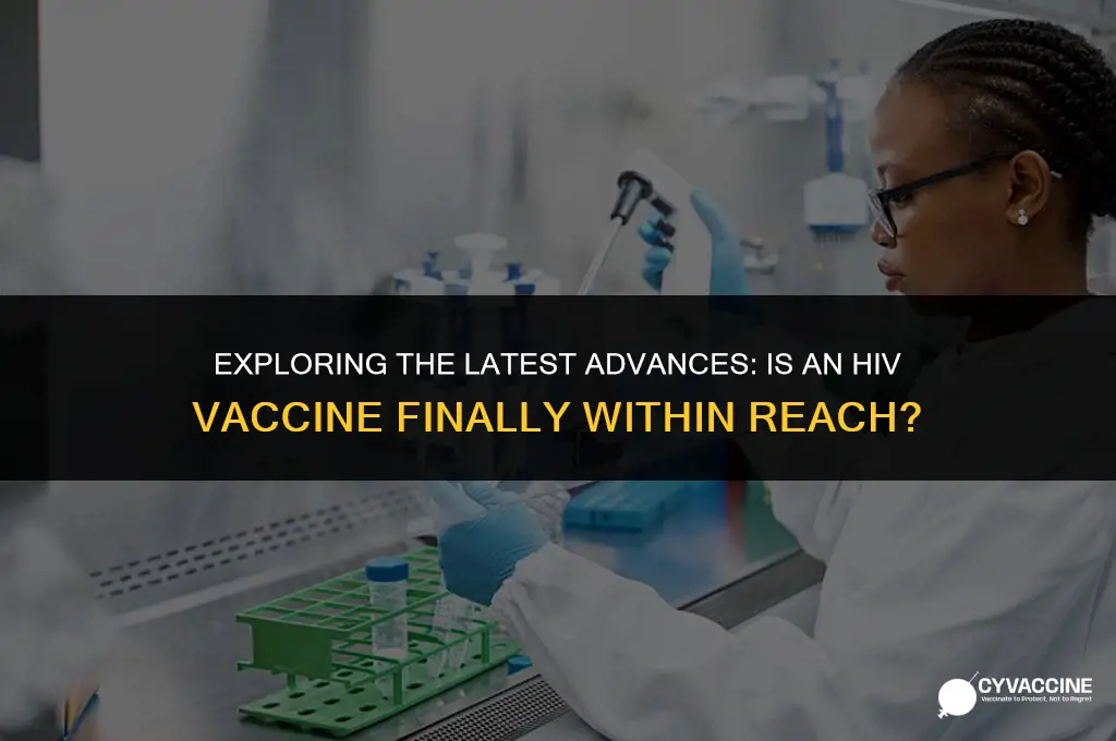 is there an hiv vaccine yet