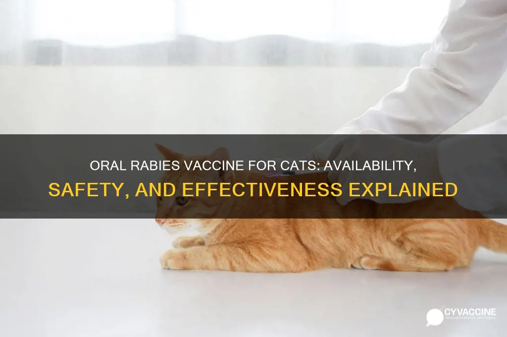 is there an oral rabies vaccine for cats