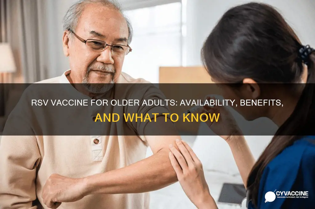 is there an rsv vaccine for older adults