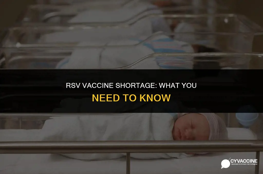 is there an rsv vaccine shortage