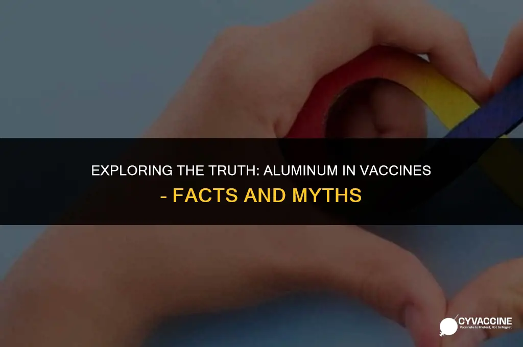 is there any aluminum in vaccines