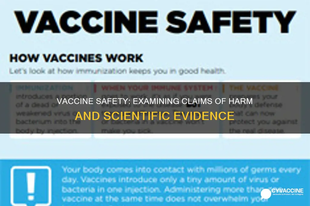 is there any evidence that vaccines are harmful