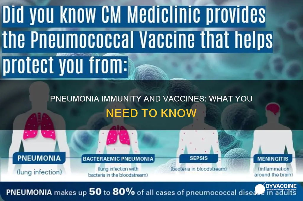 is there any immunity or vaccine against pneumonia