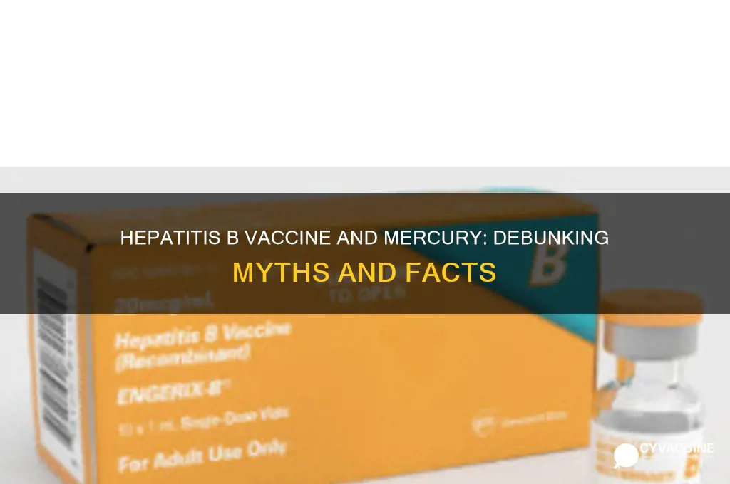 is there any mercury in hep b vaccine