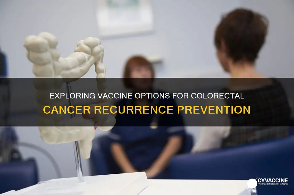 is there any vaccine for colorectal cancer recurrence